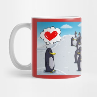 Penguin Love for Valentines # 2. Mug